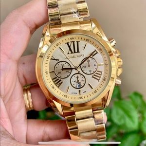 Gold Michael Kors mens watch
